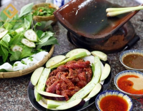 BÒ NƯỚNG NGÓI